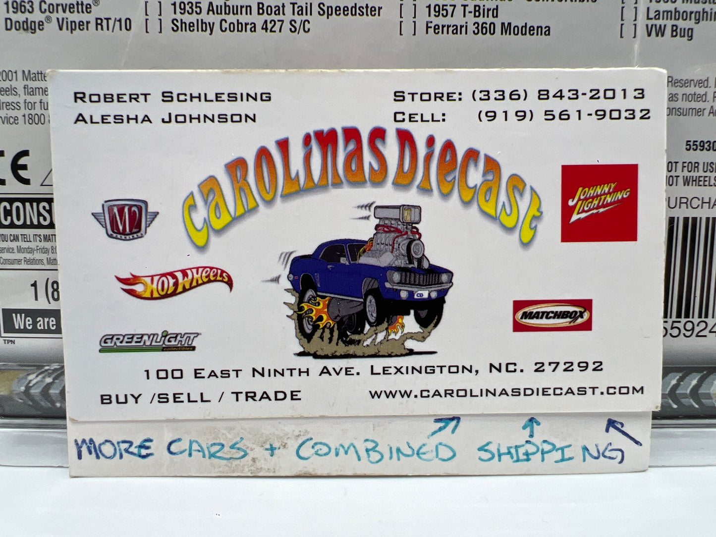 2002 Hot Wheels Auto Milestones 1933 Bugatti Red/Yellow SR