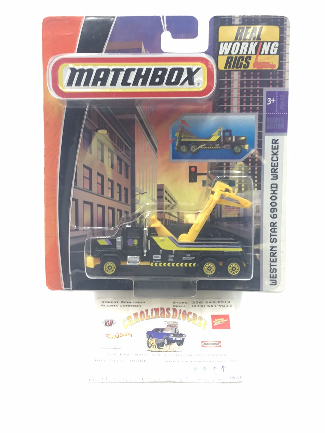 Matchbox Real Working Rigs Western Star 6900XD Wrecker