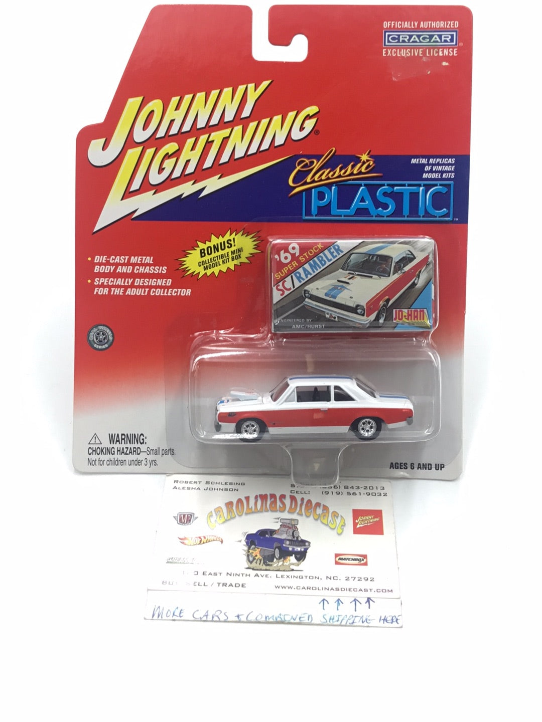 Johnny lightning Classic Plastic SC/Rambler TT2 – carolinasdiecast