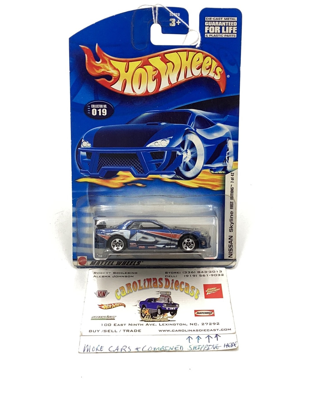 2002 hot wheels #19 first edition Nissan Skyline SR – carolinasdiecast