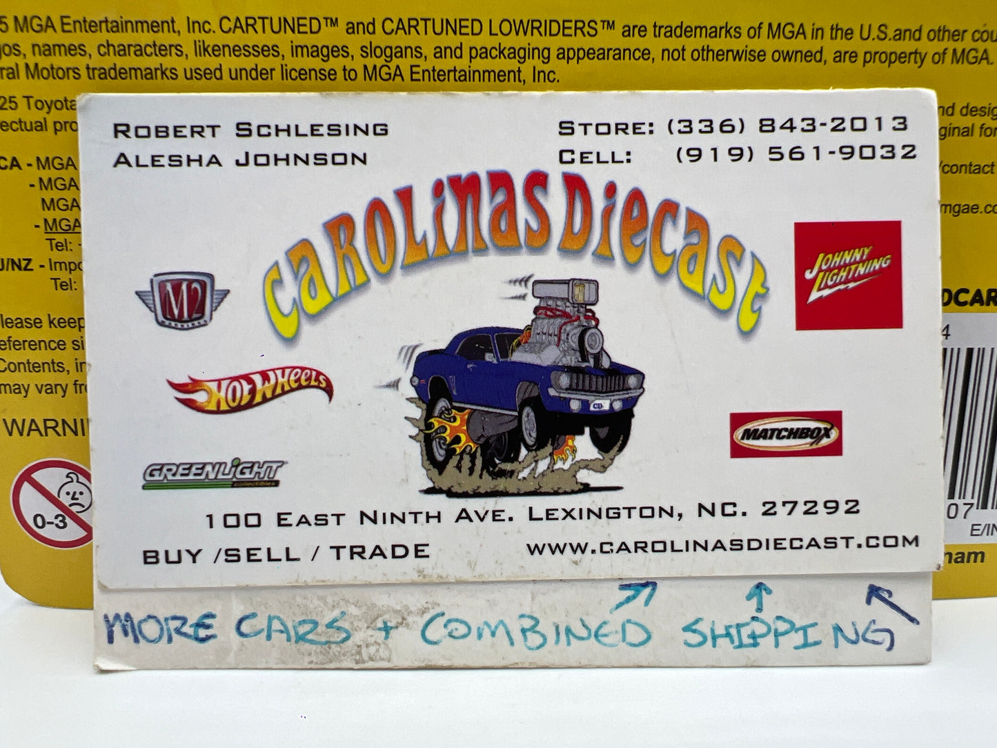 MGA Car Tuned Series 6 #6 59 Cadillac El Dorado Pink 180i