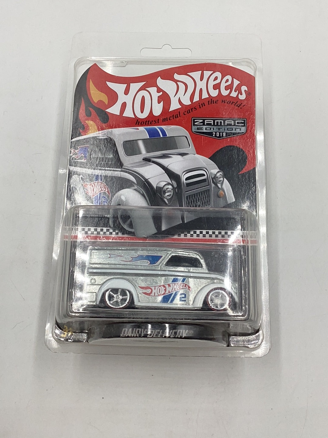 2019 Hot wheels collectors edition Dairy Delivery mail in Zamac edition Real Riders