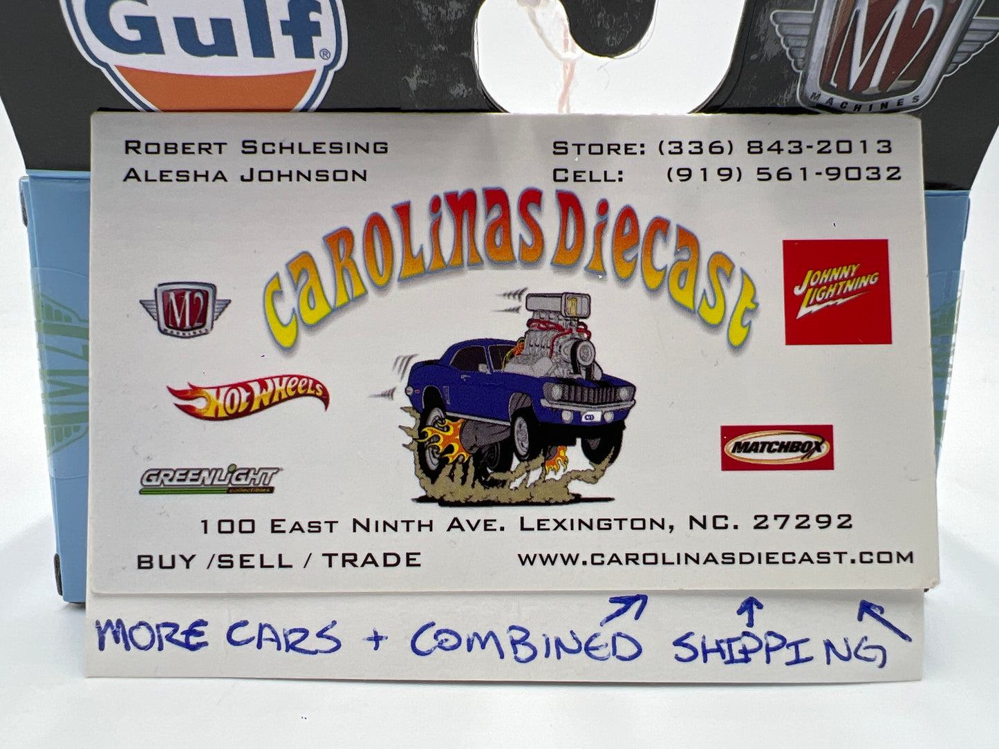 M2 Machines Walmart Exclusive Gulf Set 1992 Chevrolet C1500 SS 454 Gulf Blue WMTS19