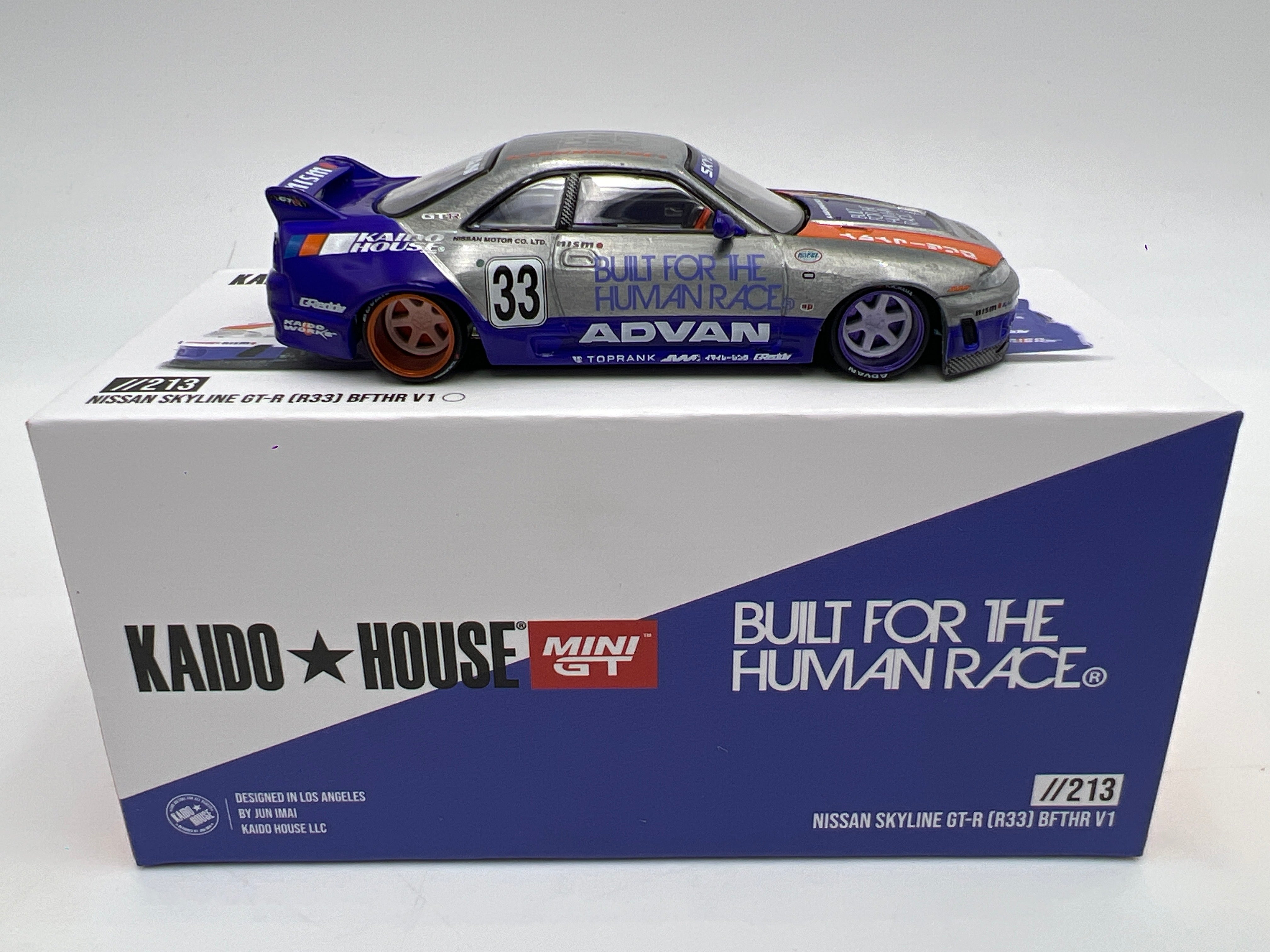 Mini GT Kaido House #213 CHASE Nissan Skyline GT-R R33 BFTHR V1