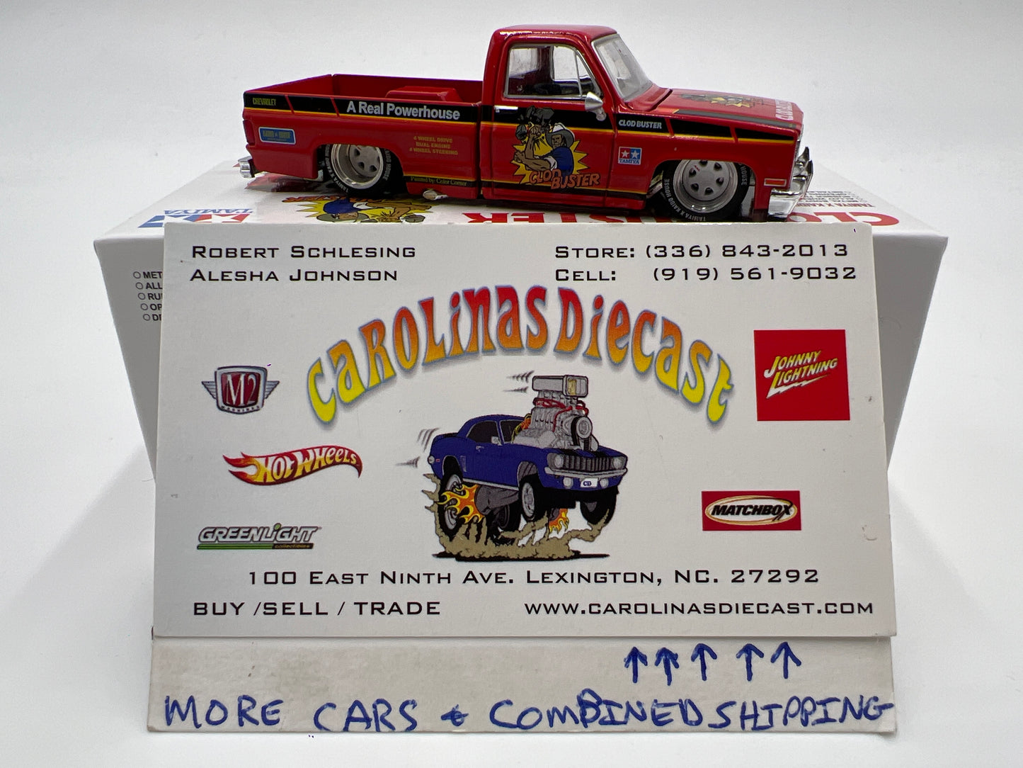 Mini GT x Kaido House #130 Chevrolet Silverado Tamiya x Kaido House Clod Buster Orange