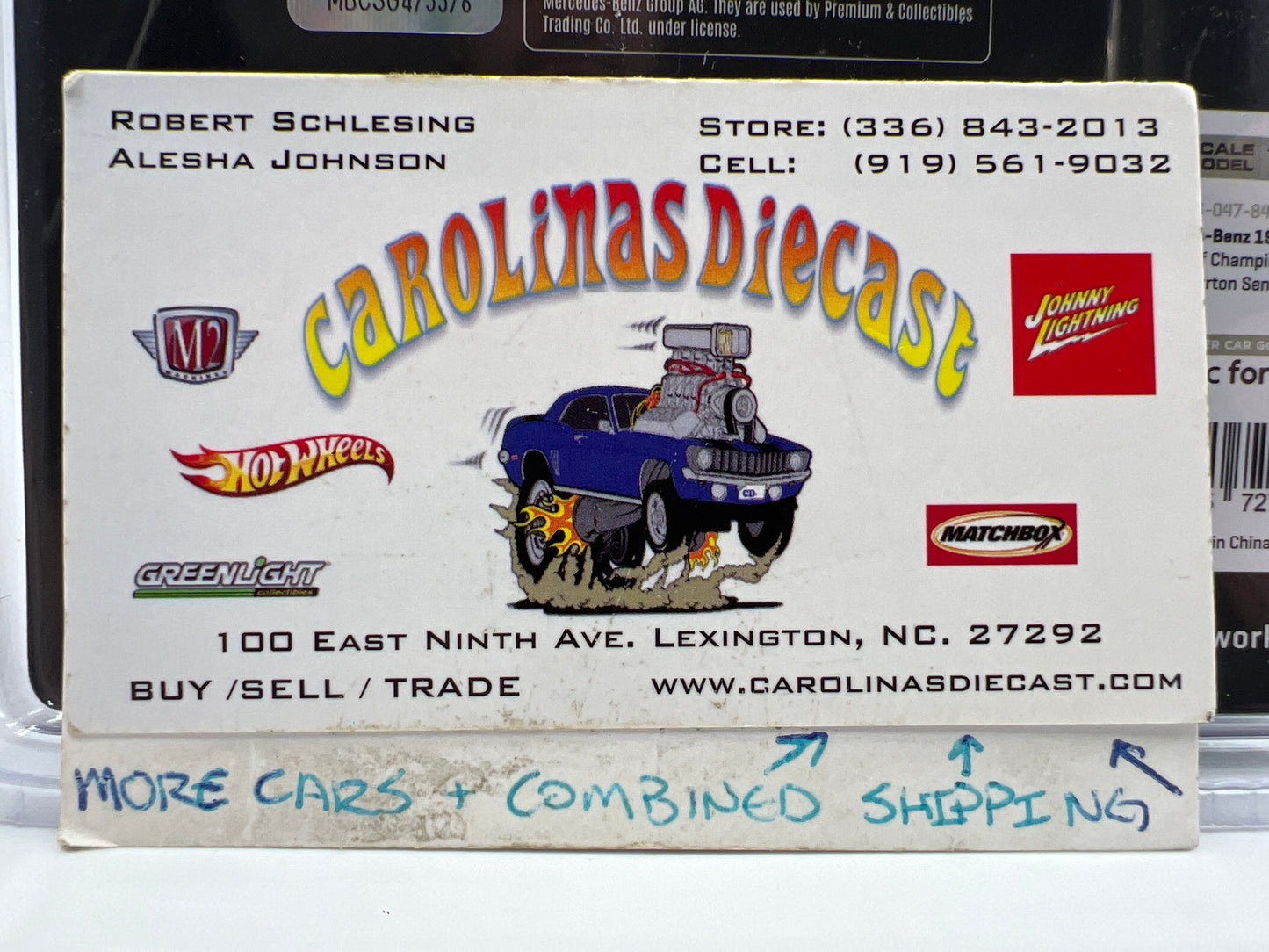 Tarmac Works Mijo Exclusives Mercedes-Benz 190 E 2.3-16 Senna Race Of Champion 1984