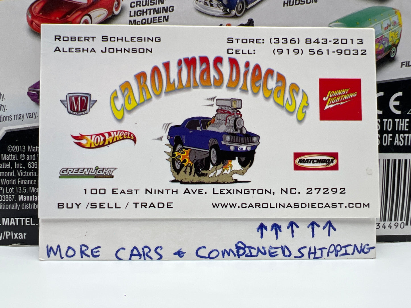 Disney Pixar The World Of Cars Radiator Springs #10 Fillmore Green 141E