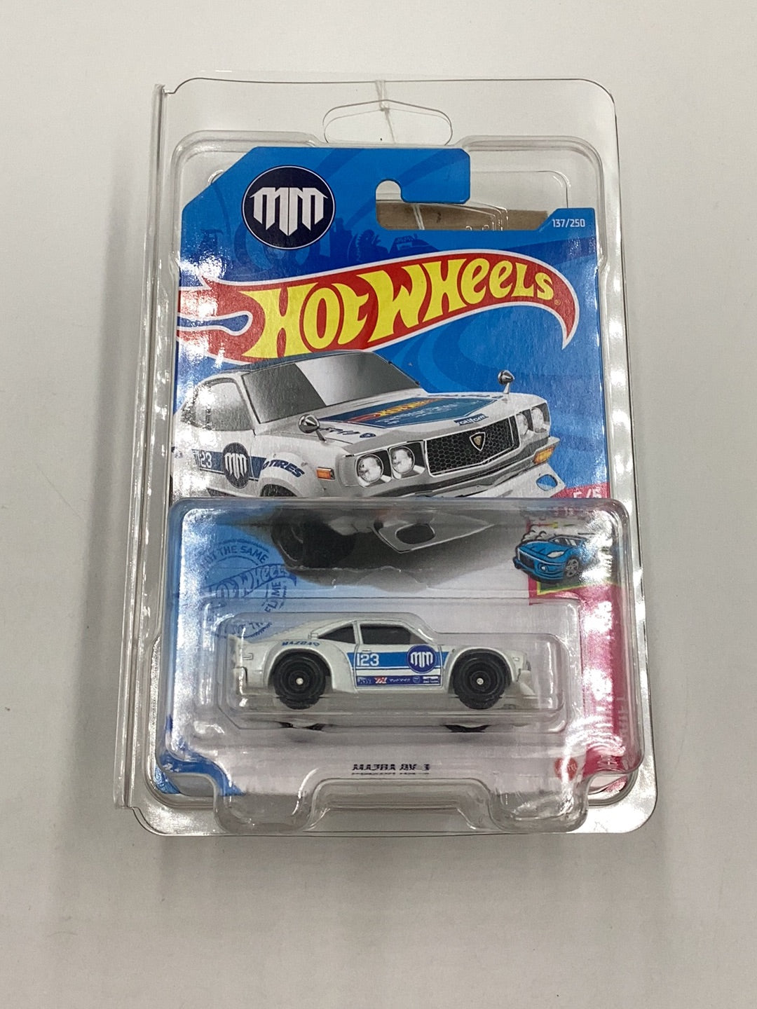 2021 hot wheels super treasure hunt #137 Mazda RX-3 with protector
