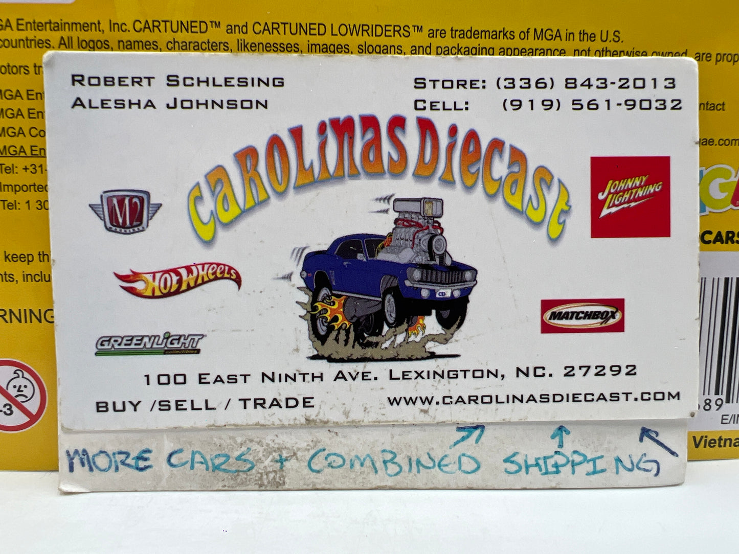 2025 MGA Car Tuned Series 8 #4 64 Chevy Impala cheech Chong 183D