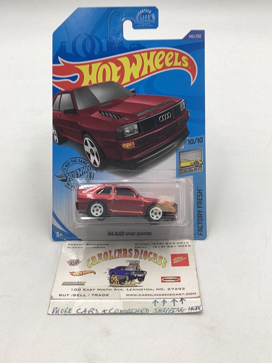 2020 hot wheels super treasure hunt 84 Audi sport quattro W/Protector –  carolinasdiecast