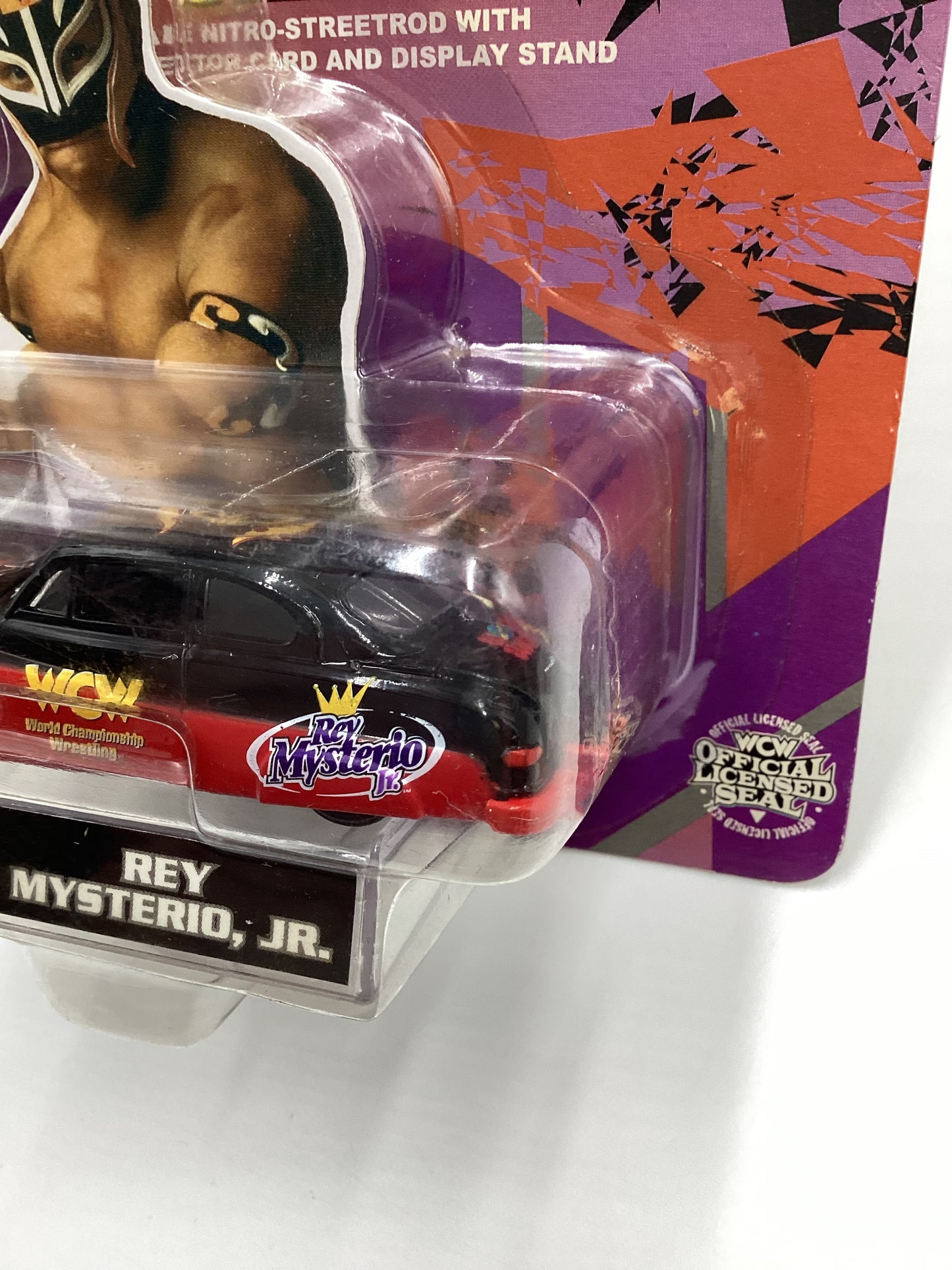 Racing Champions WCW Nitro Streetrods Rey Mysterio Jr 49 Custom Merc Black/Red SR