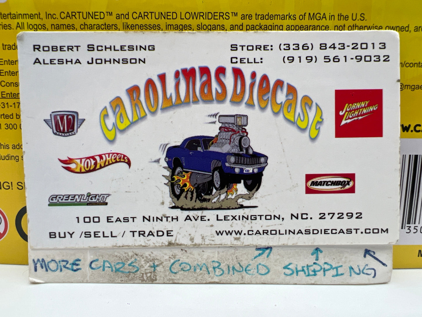 MGA Car Tuned Double Pack Series 7 Dead Sleds 59 Cadillac El Dorado & 47 Chevy Fleetline