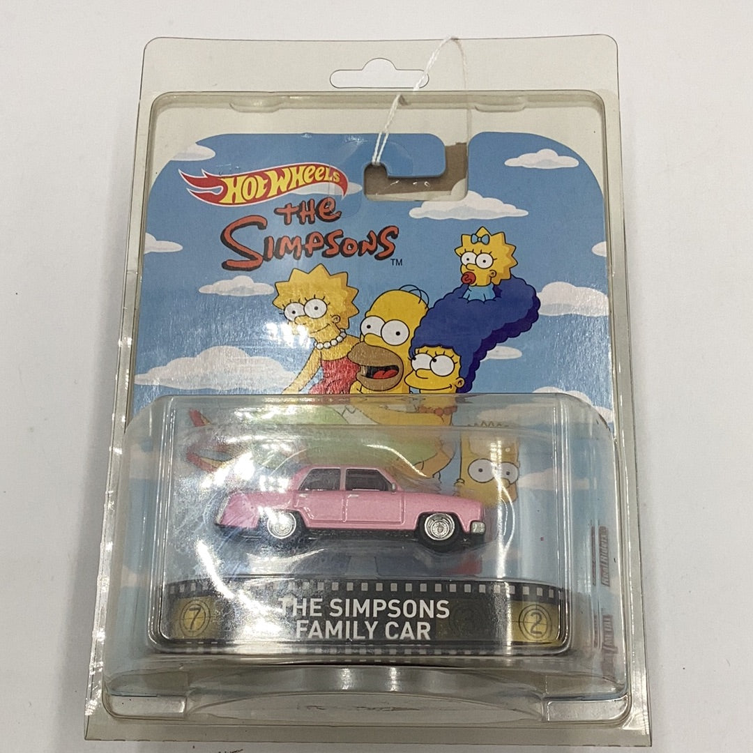 Hot wheels retro entertainment The Simpsons Family Car W/Protector