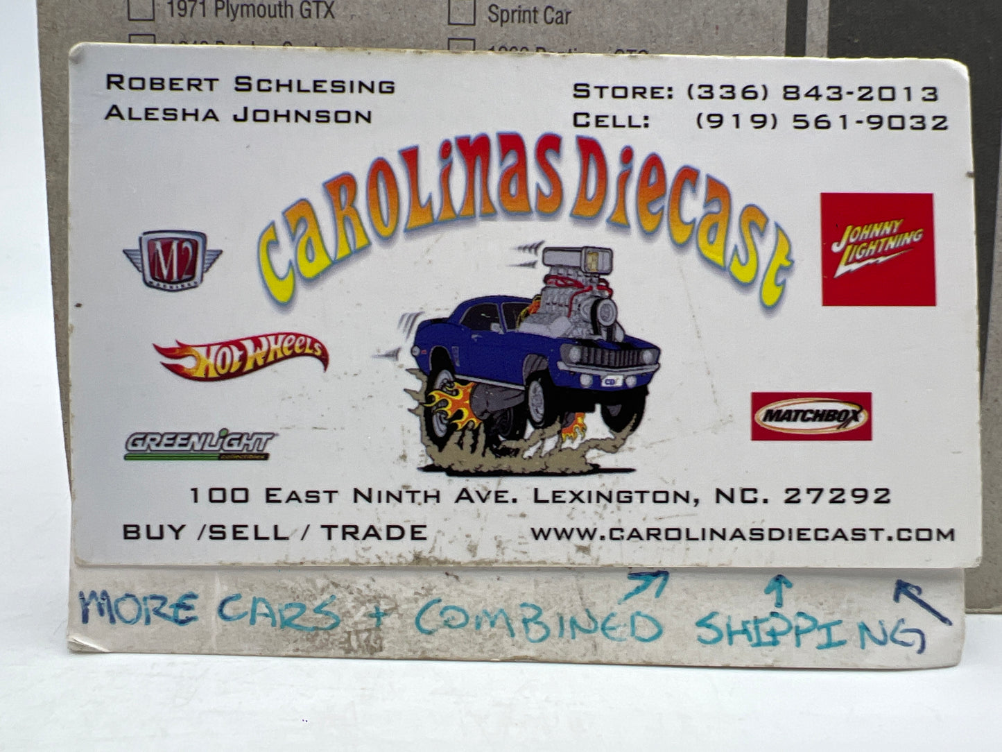 Johnny Lightning Small Card 1970 Chevy Chevelle SS Orange 217D