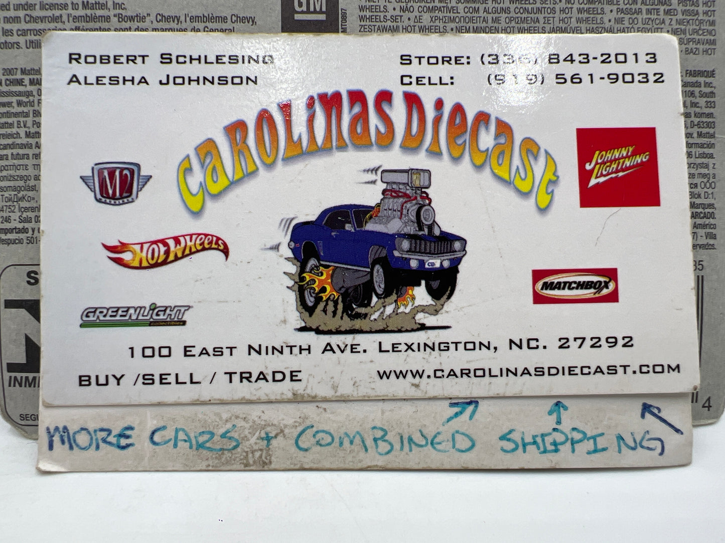 2007 Hot Wheels Short Card Treasure Hunt #130 Custom 69 Chevy Gold
