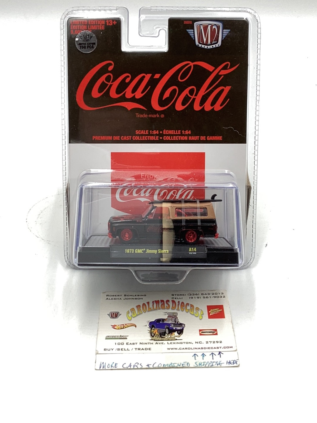 M2 Machines 1973 GMC Jimmy Sierra Coca-Cola factory Chase