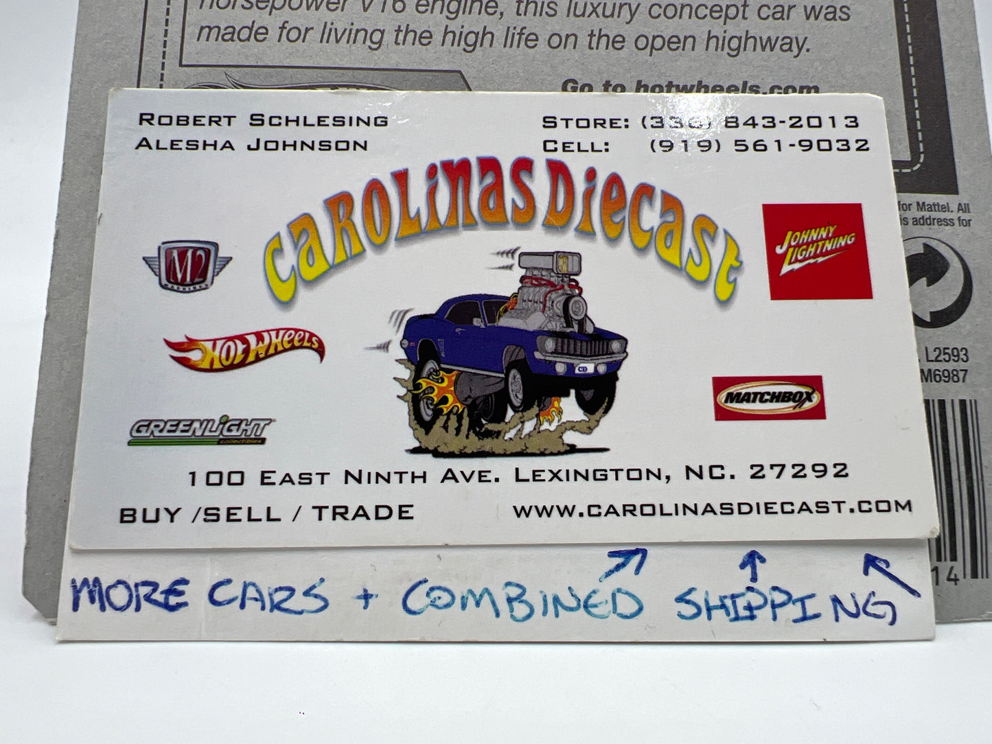 2008 Hot Wheels Web Trading Cars #85 Cadillac Sixteen Blue 56E