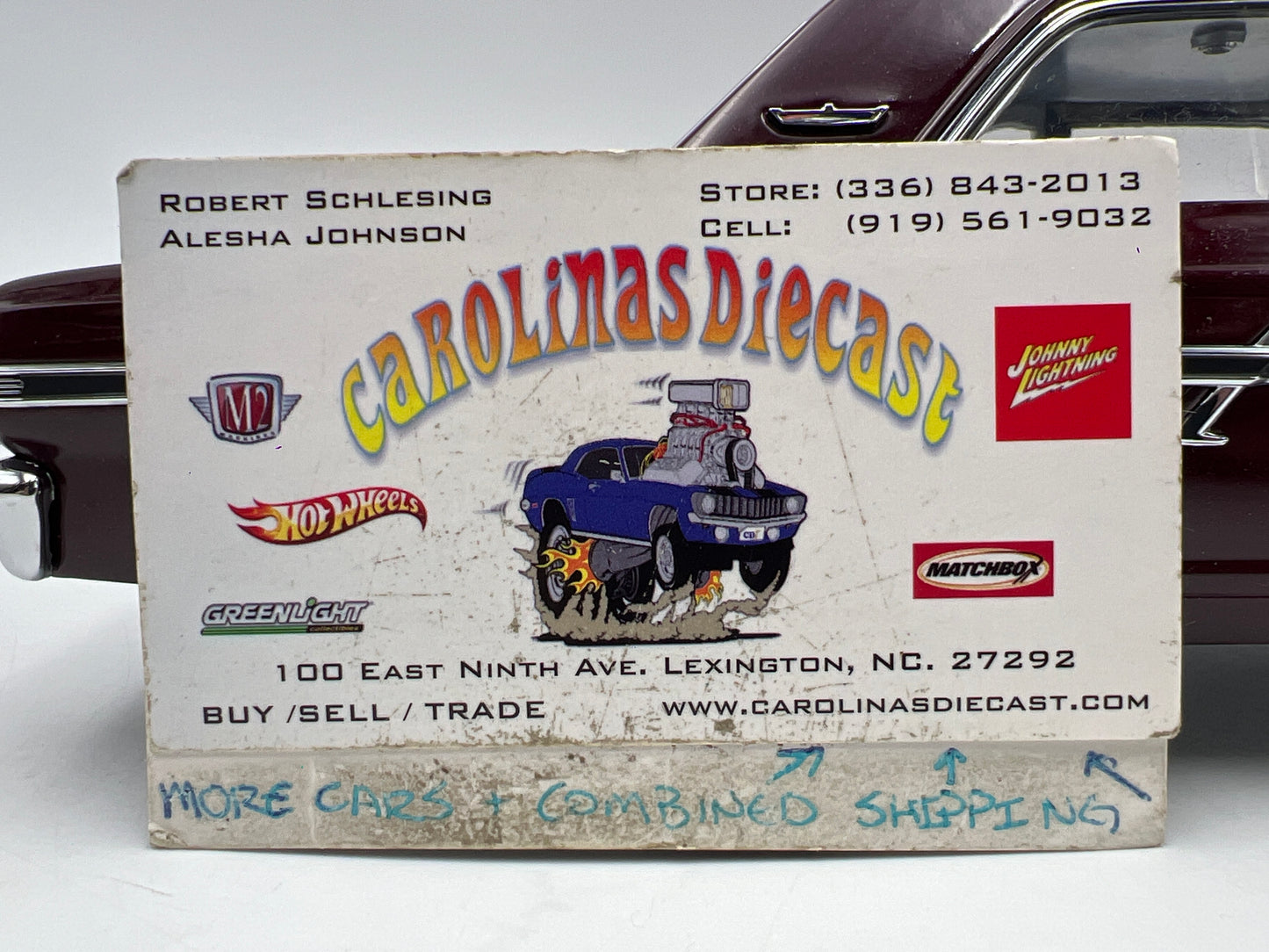 Precision 100 Collection 1:18 Scale Loose 1964 Ford Fairlane Thunderbolt 427 Dark Red