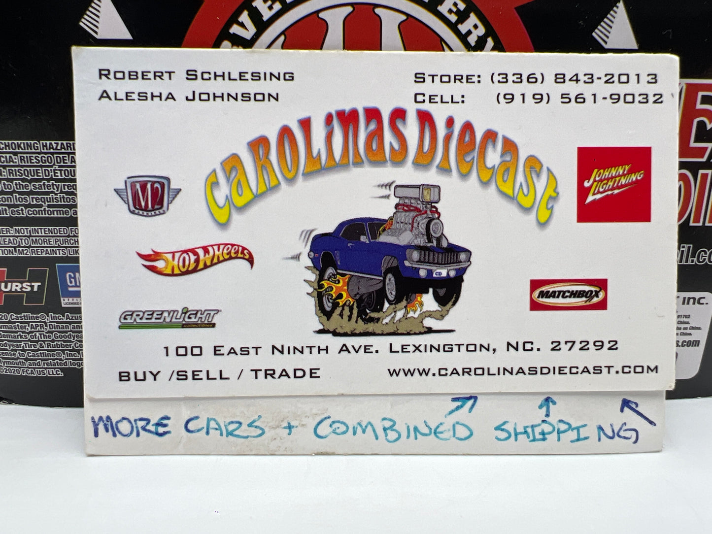 M2 Machine Auto-Drivers Marvel Mystery Oil 1957 Chevrolet Bel Air Black R68 190D