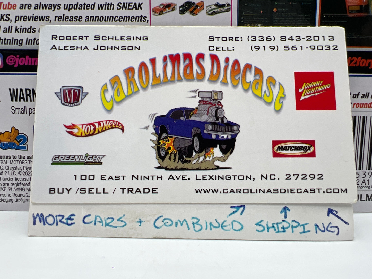 Johnny Lightning White Lightning Muscle Cars USA MCACN 1969 Dodge Charger Daytona White