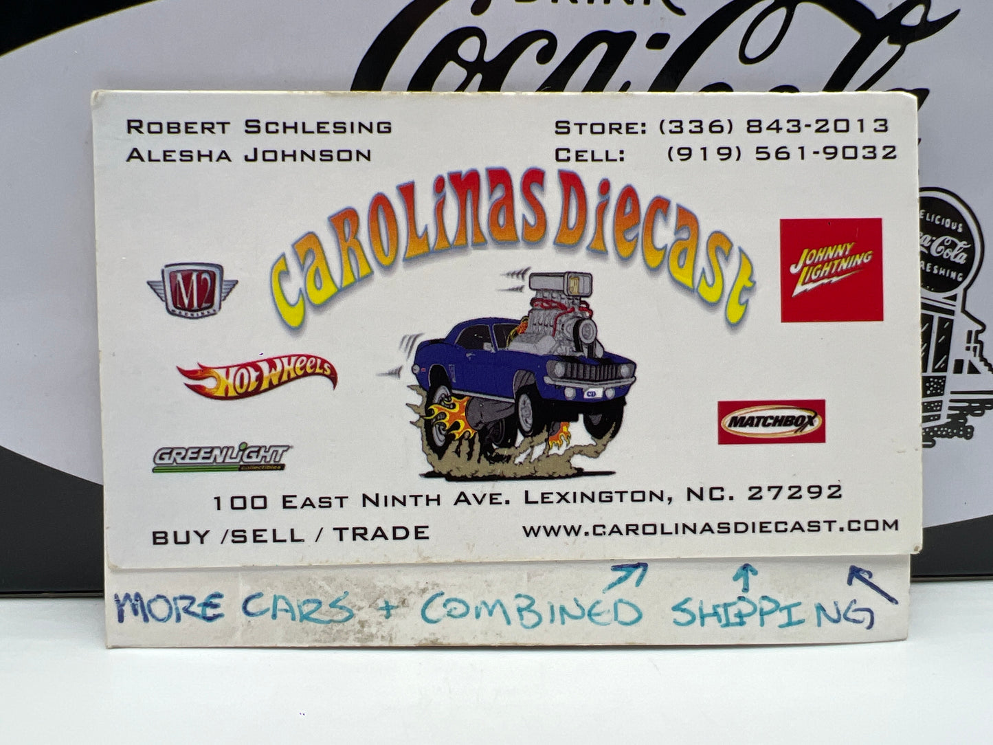 M2 Machines Auto Haulers CHASE Coca Cola 1956 Ford COE & 1957 Ford Fairlane 500 TW33