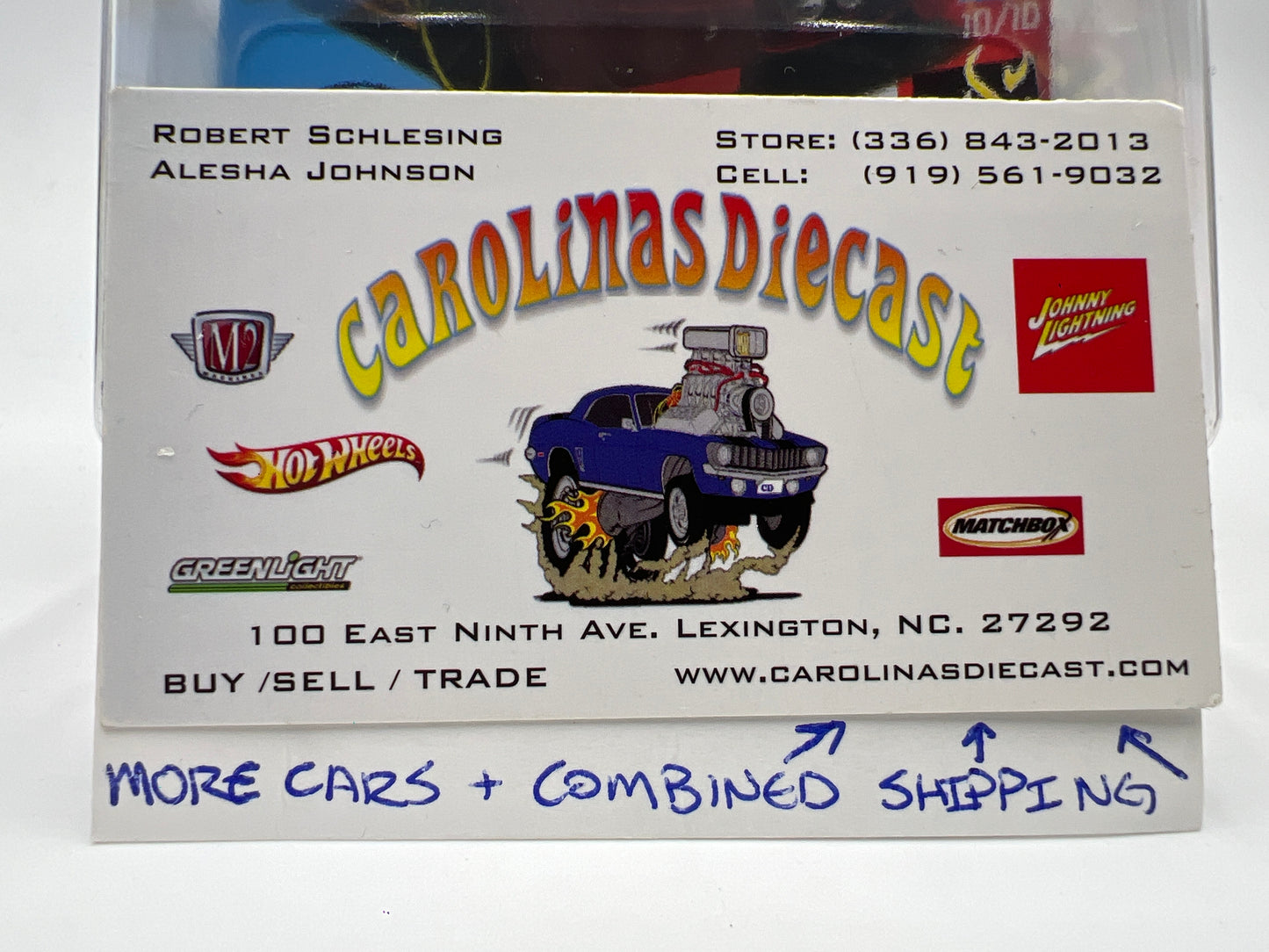 Hot Wheels 67 Shelby GT-500 Red Wheel Swap Custom On Card W/Protector SR
