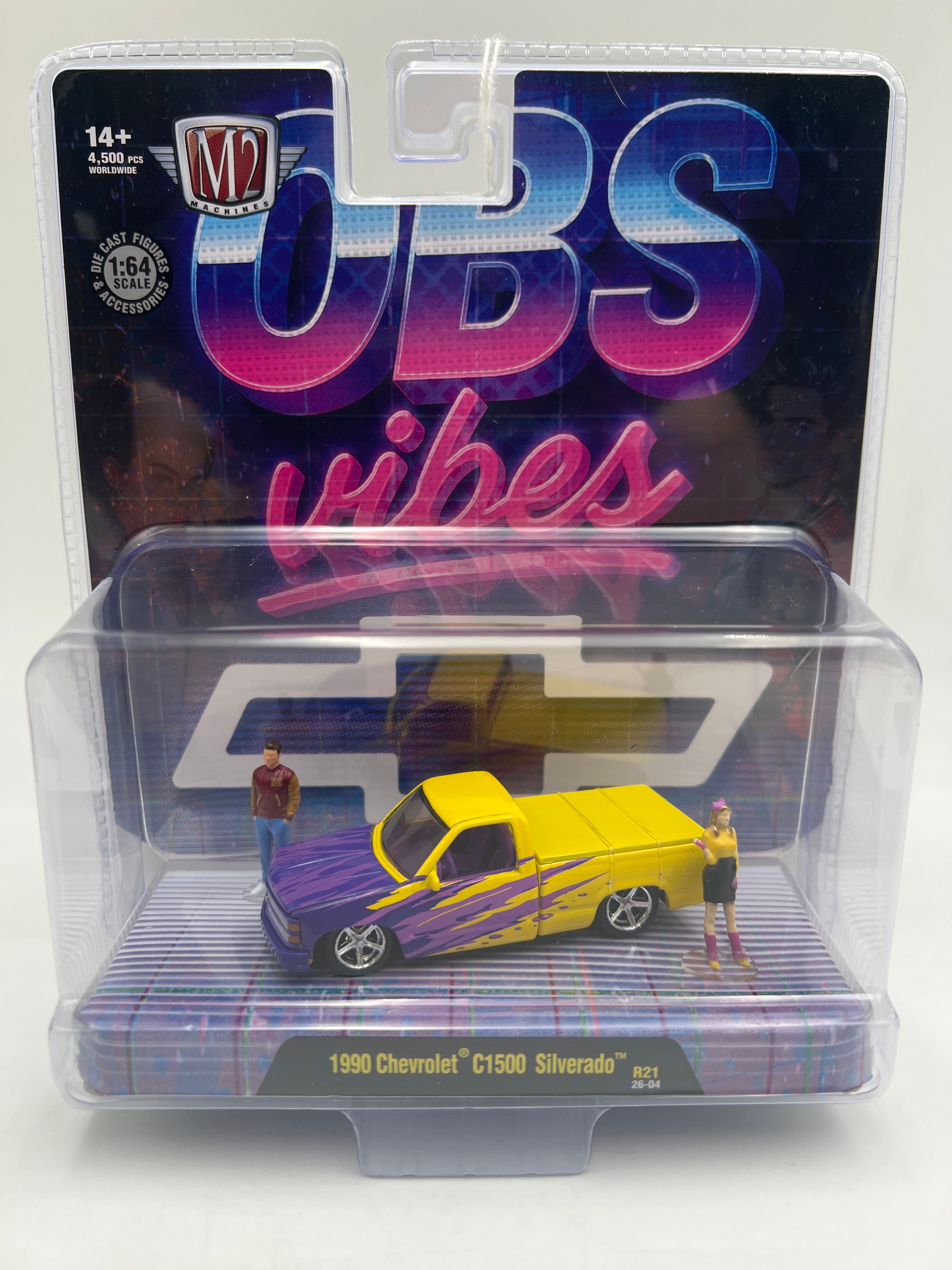 M2 Machines Diorama R21 1990 Chevrolet C1500 Silverado OBS 199F