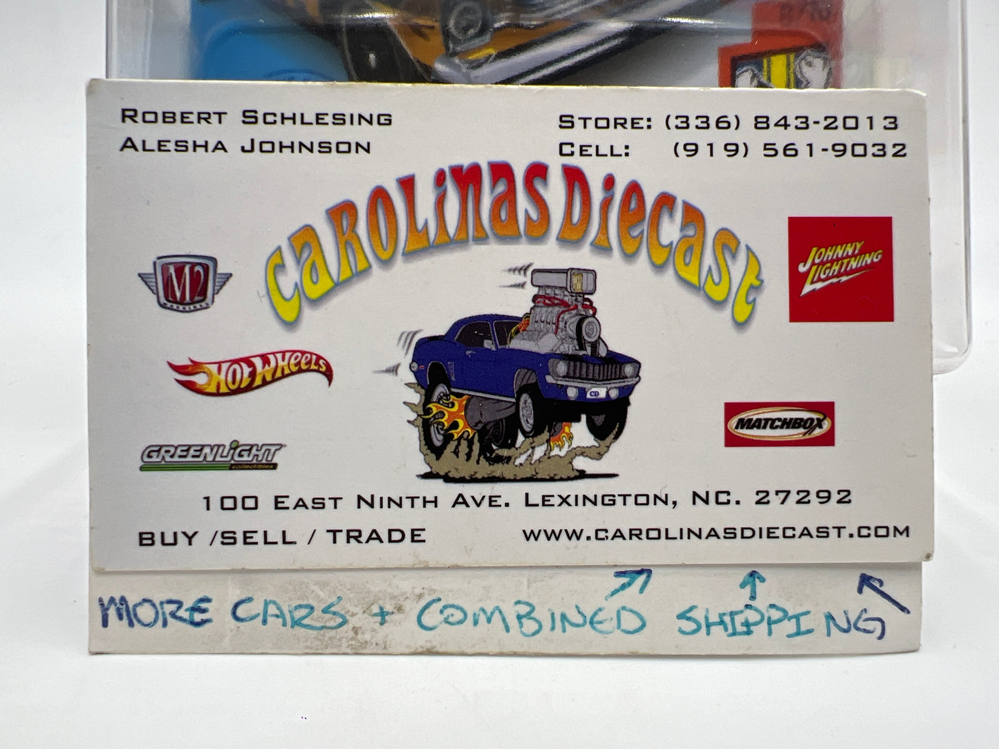 Hot Wheels Treasure Hunt 65 Ford Galaxie Yellow Wheel Swap Custom On Card W/Protector SR