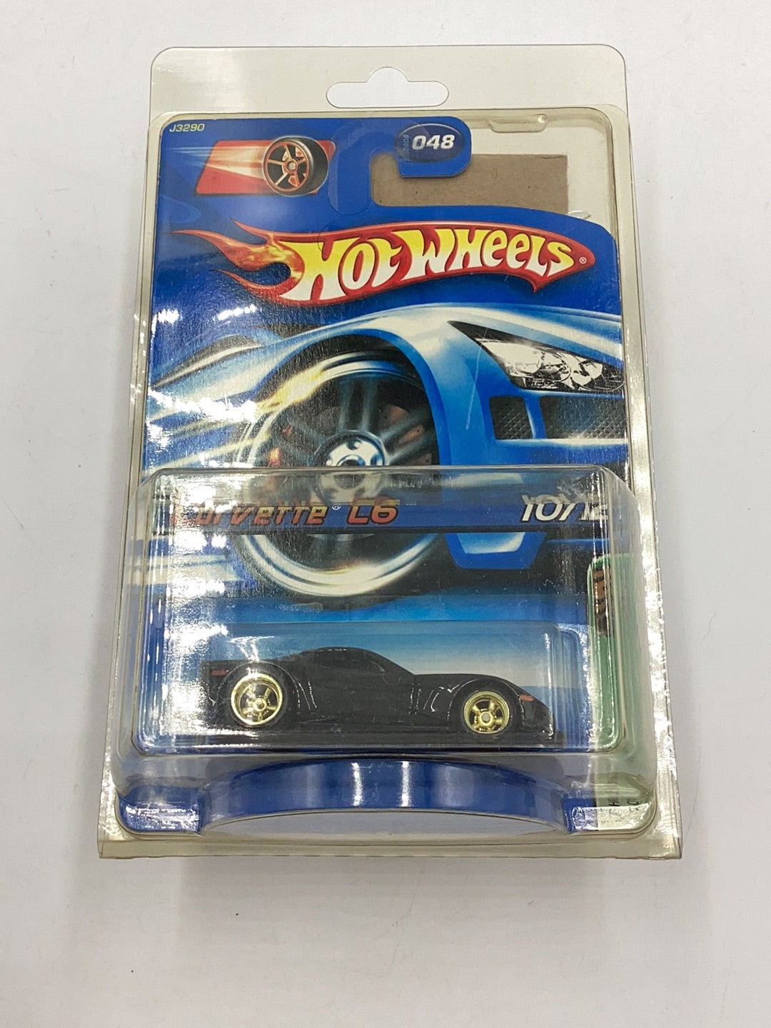 2006 Hot Wheels #48 Treasure Hunt Corvette C6 W/protector 66D