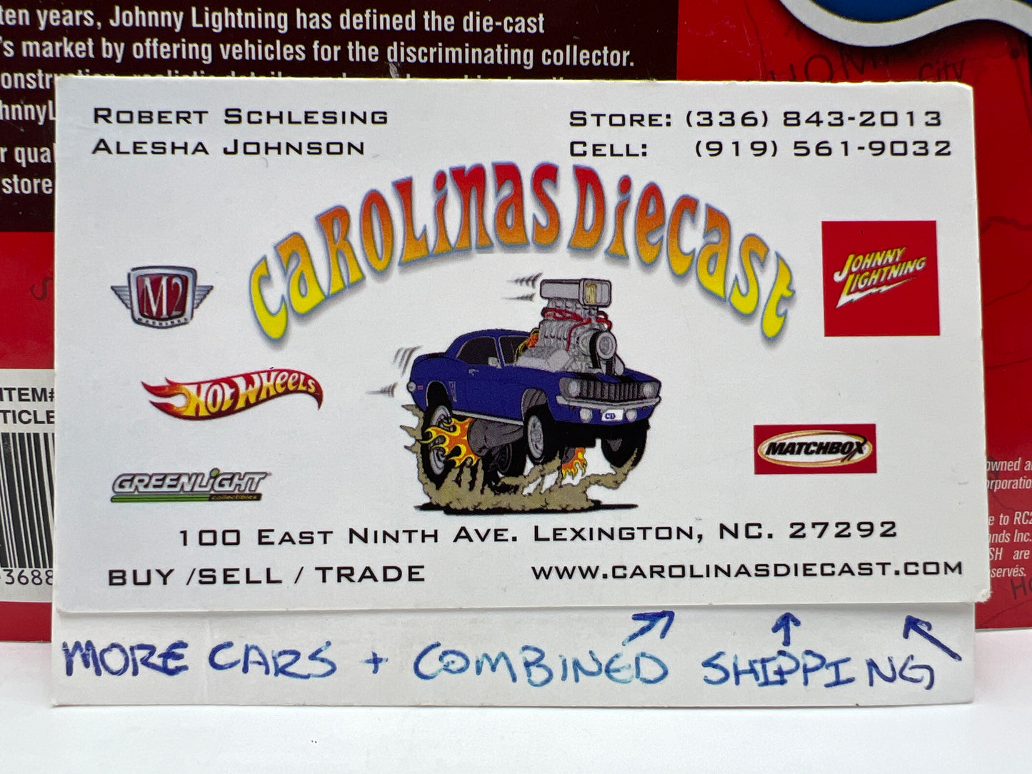 Johnny Lightning Road Trip USA #3 1997 Chevy Tahoe Red Card Not Perfect