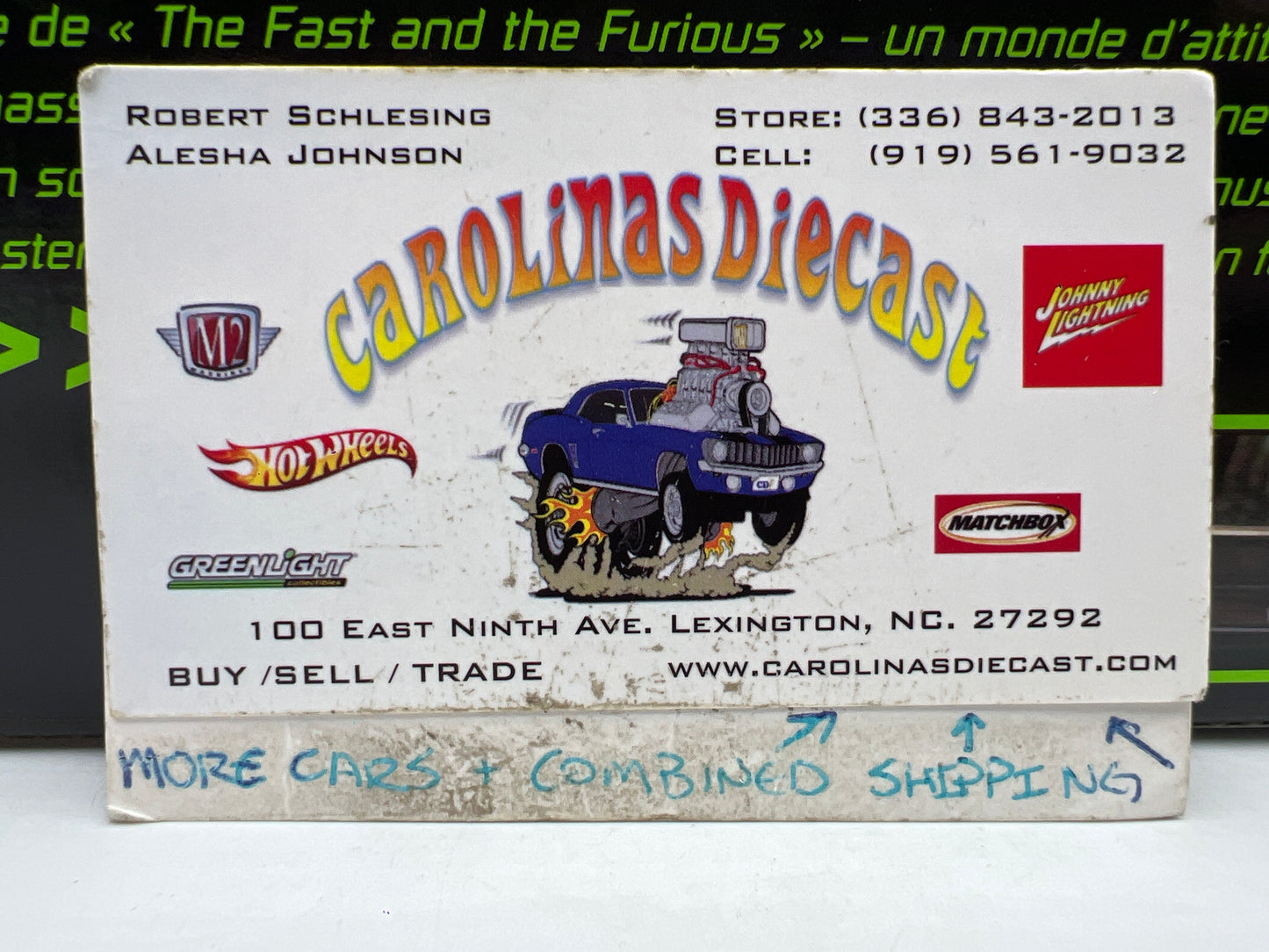 Racing Champions 1/18 Fast & Furious Street Glow 1993 Mazda RX-7 Red VHTF