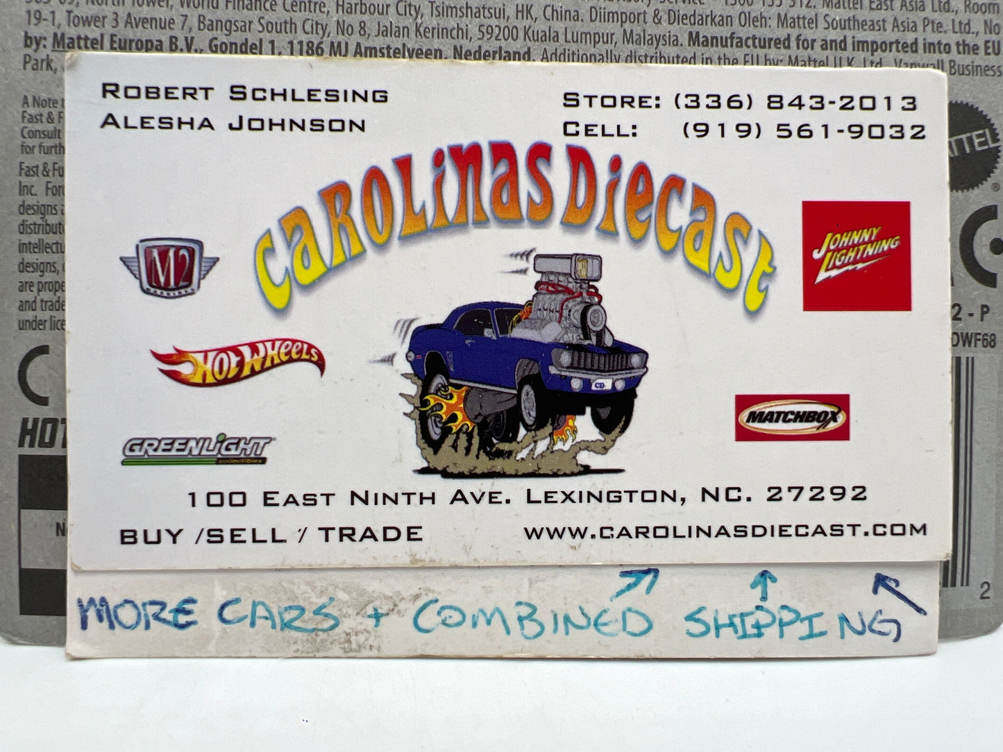 Hot Wheels Fast and Furious #4 Porsche 911 GT3 RS Blue