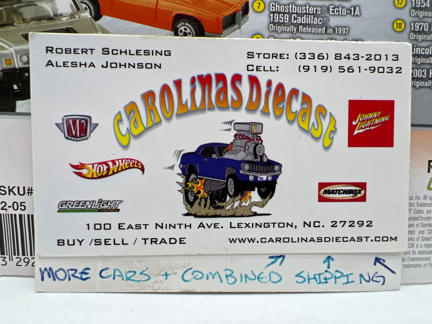 Johnny Lightning Hot Rod Magazine #9 1968 Chevy Corvette Convertible Blue 223F