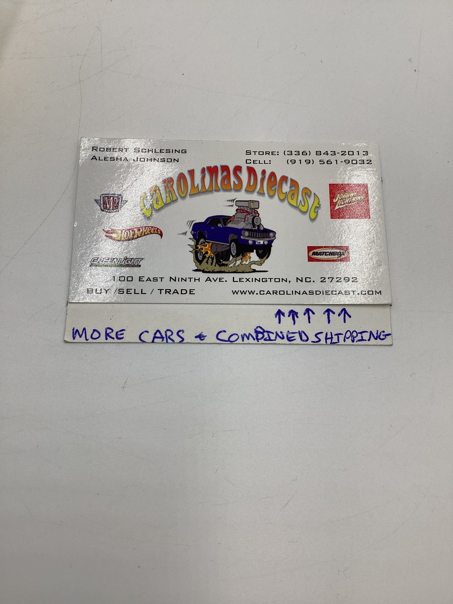 Toy Zone Mini Machines Score Trophy Truck #7 Blue Scratched Case