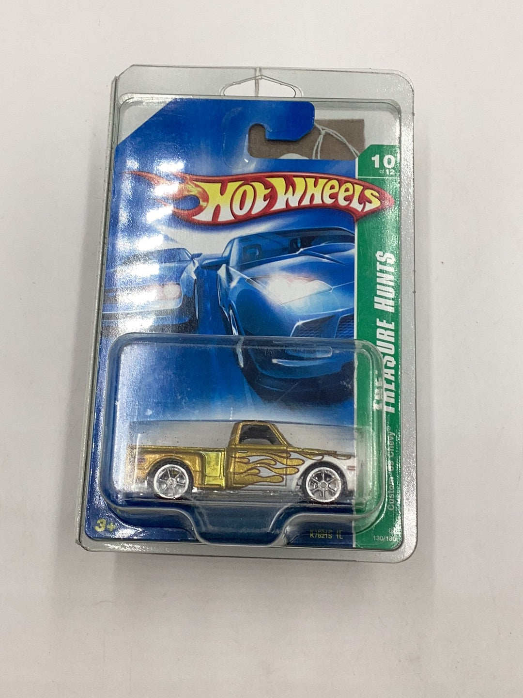 2007 Hot Wheels Treasure Hunt #130 Custom 69 Chevy with protector