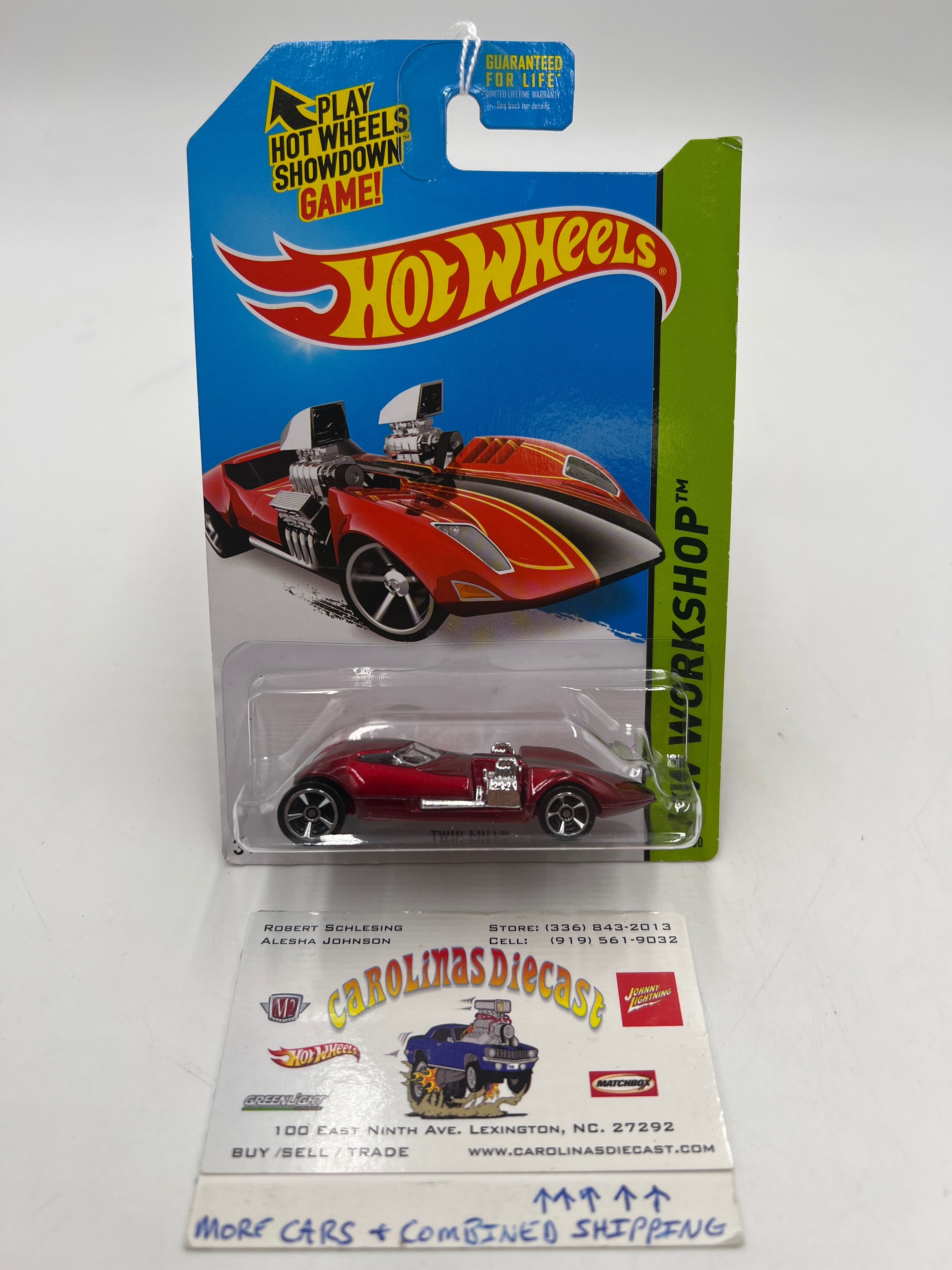 2014 Hot Wheels Workshop #221 Twin Mill Red 117i – carolinasdiecast
