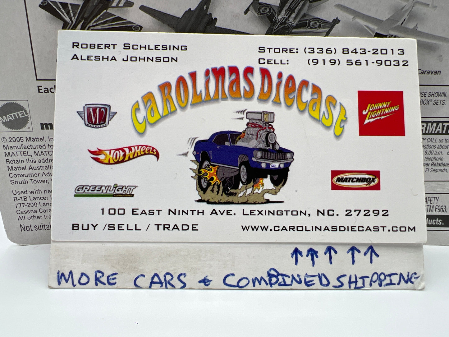 Matchbox Sky Busters B-1B Lancer Gray VHTF #2 Card Not Perfect