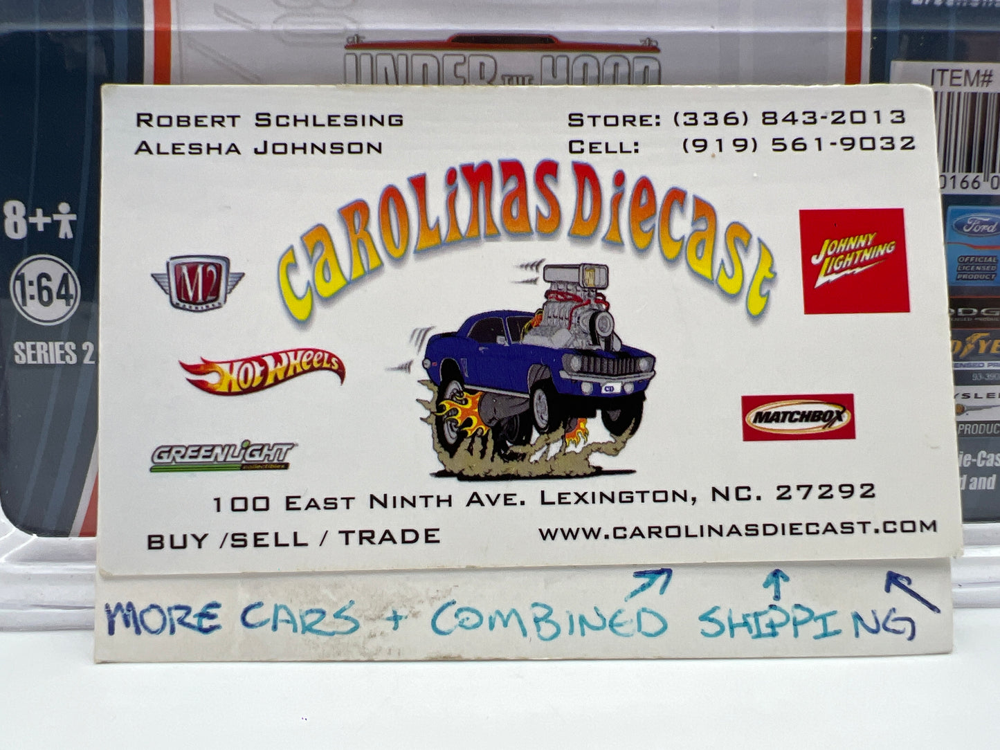 Greenlight VHTF GL Muscle Series 2 2010 Ford Shelby GT500 Silver W/Shop Tool