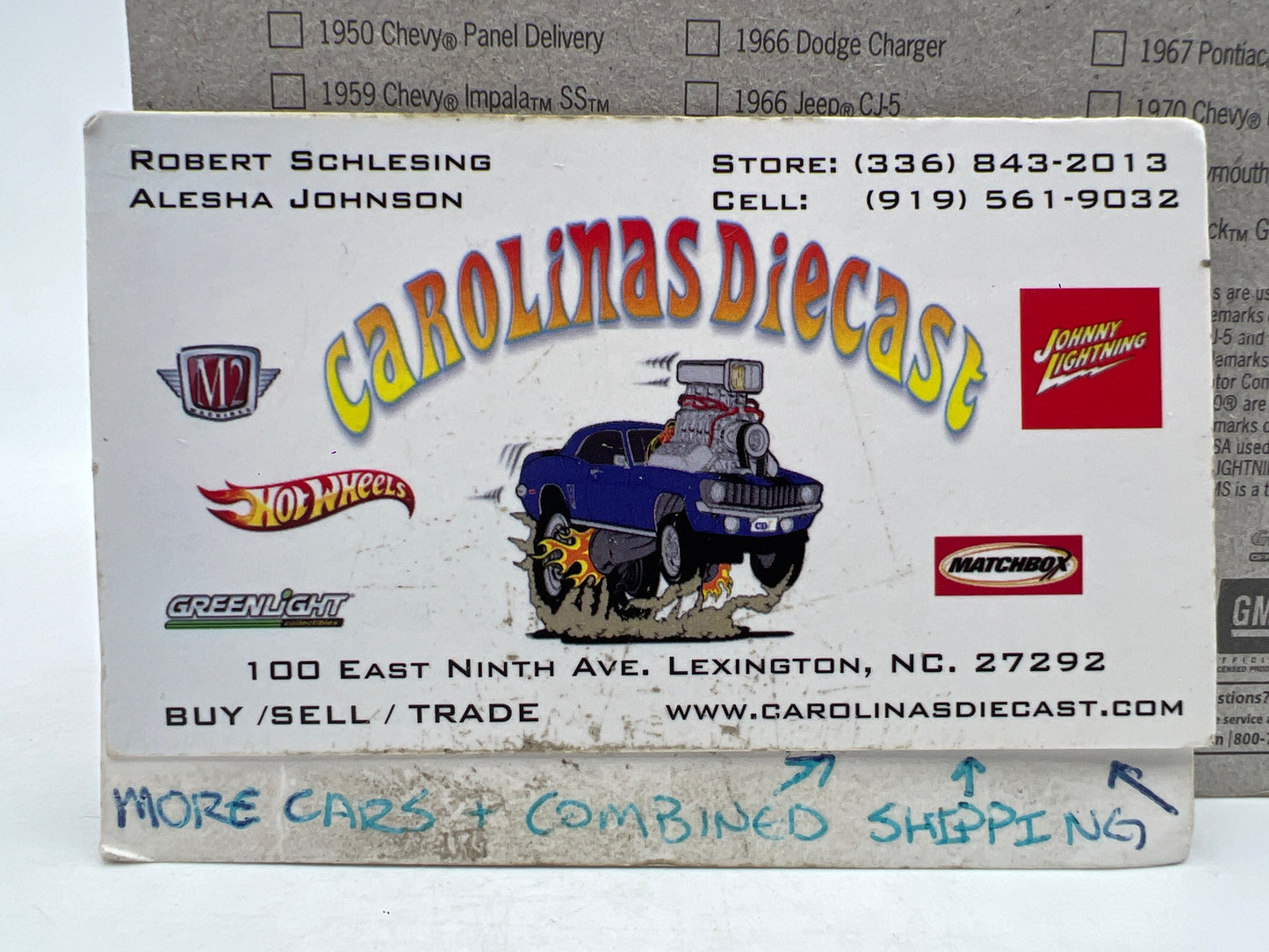 Johnny Lightning Small Card 1970 Chevy Nova SS Red