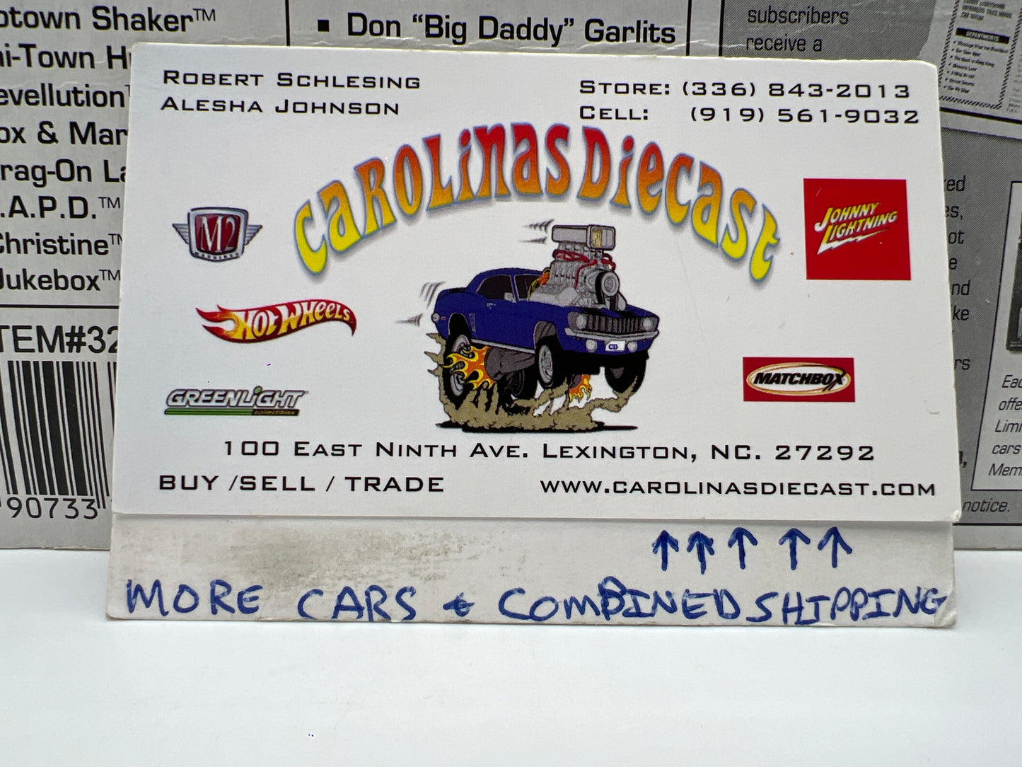 Johnny Lightning White Lightning Chase Dragsters U.S.A. Series 1 #1755 Playing Mantis Red