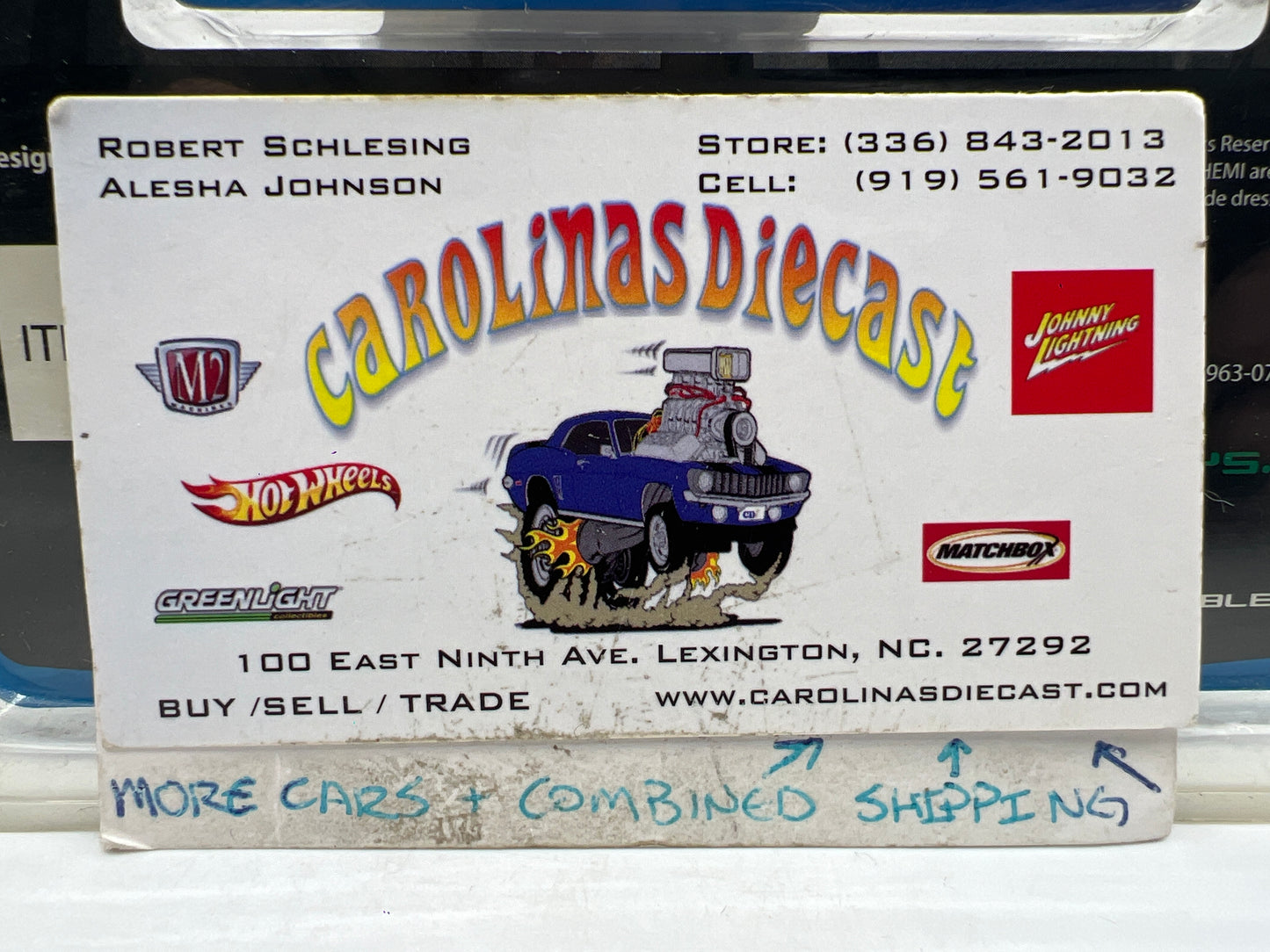 Greenlight Collectibles Corner Midnight Edition 1/1536 1969 Dodge Charger Daytona Hemi Black