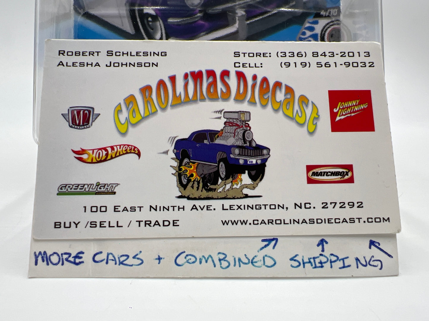 2025 Hot Wheels C Case Super Treasure Hunt #46 Hirohata Merc Purple W/Protector Small Crack In Blister