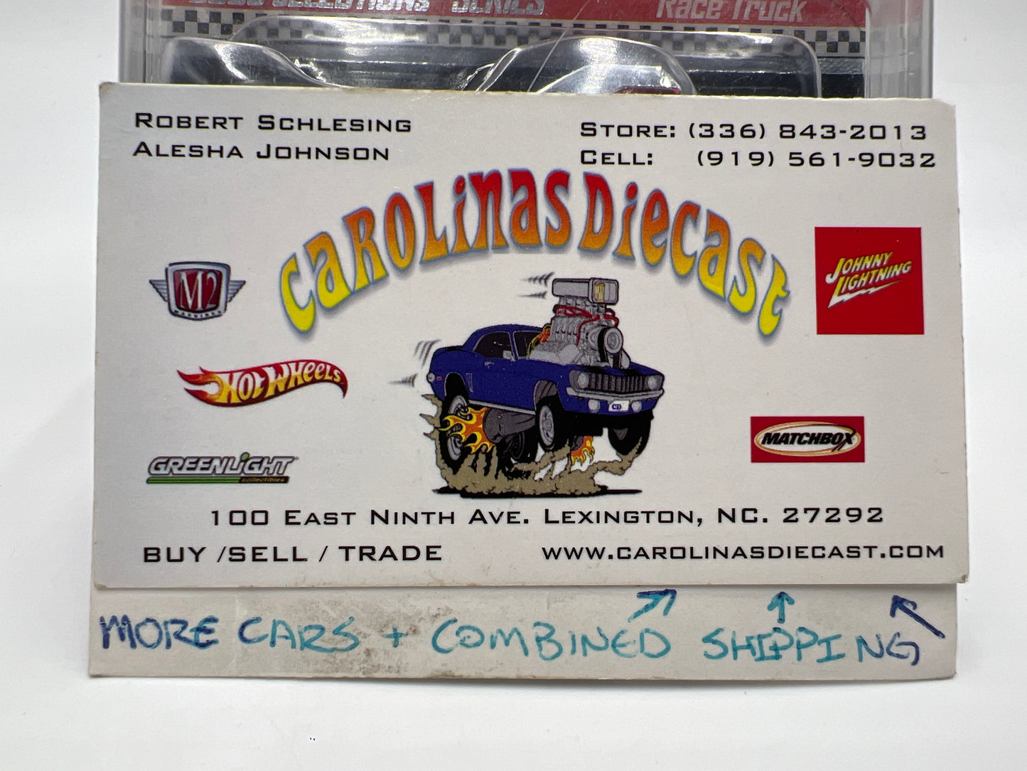 2006 Hot Wheels RLC sELECTIONs 2/4 #7676/8590 Race Truck Orange W/Protector