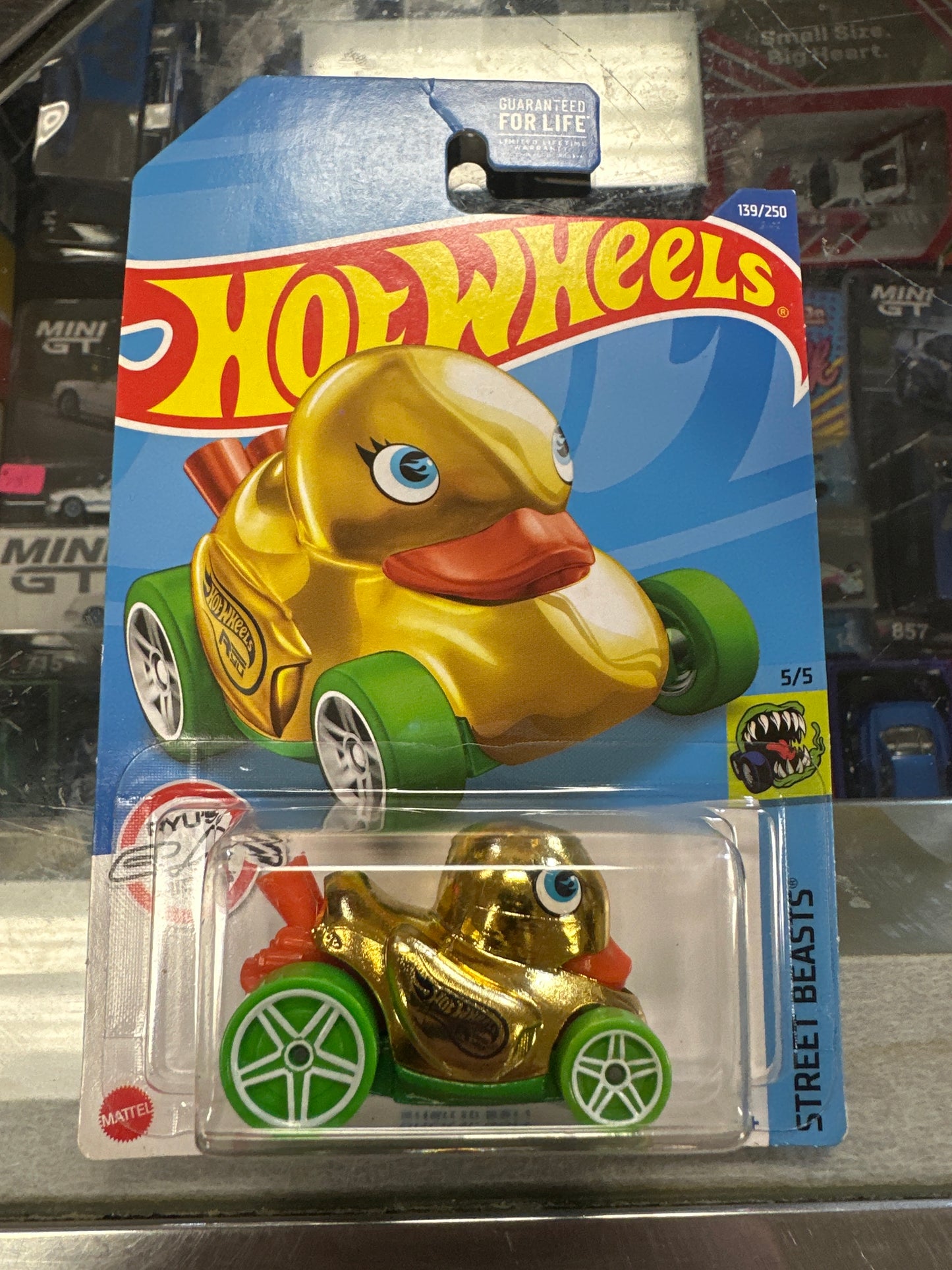 2022 Hot Wheels Treasure Hunt #139 Duck N Roll Gold Bad J Hook 273A