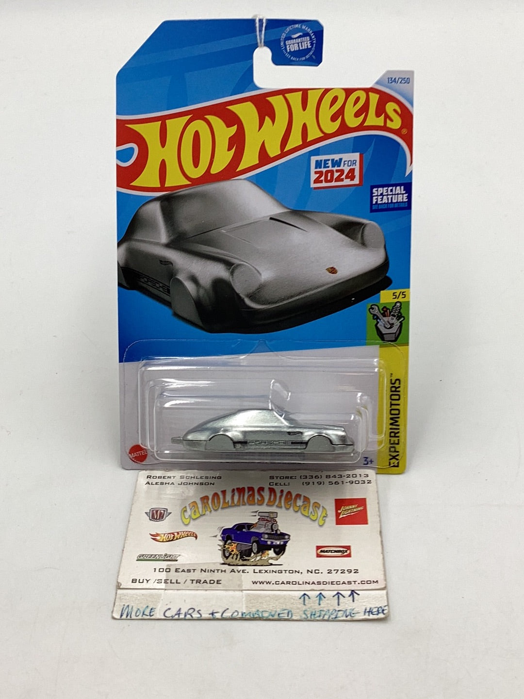 Hot Wheels 2024 F Case #134 Porsche 911 Carrera keychain 100E