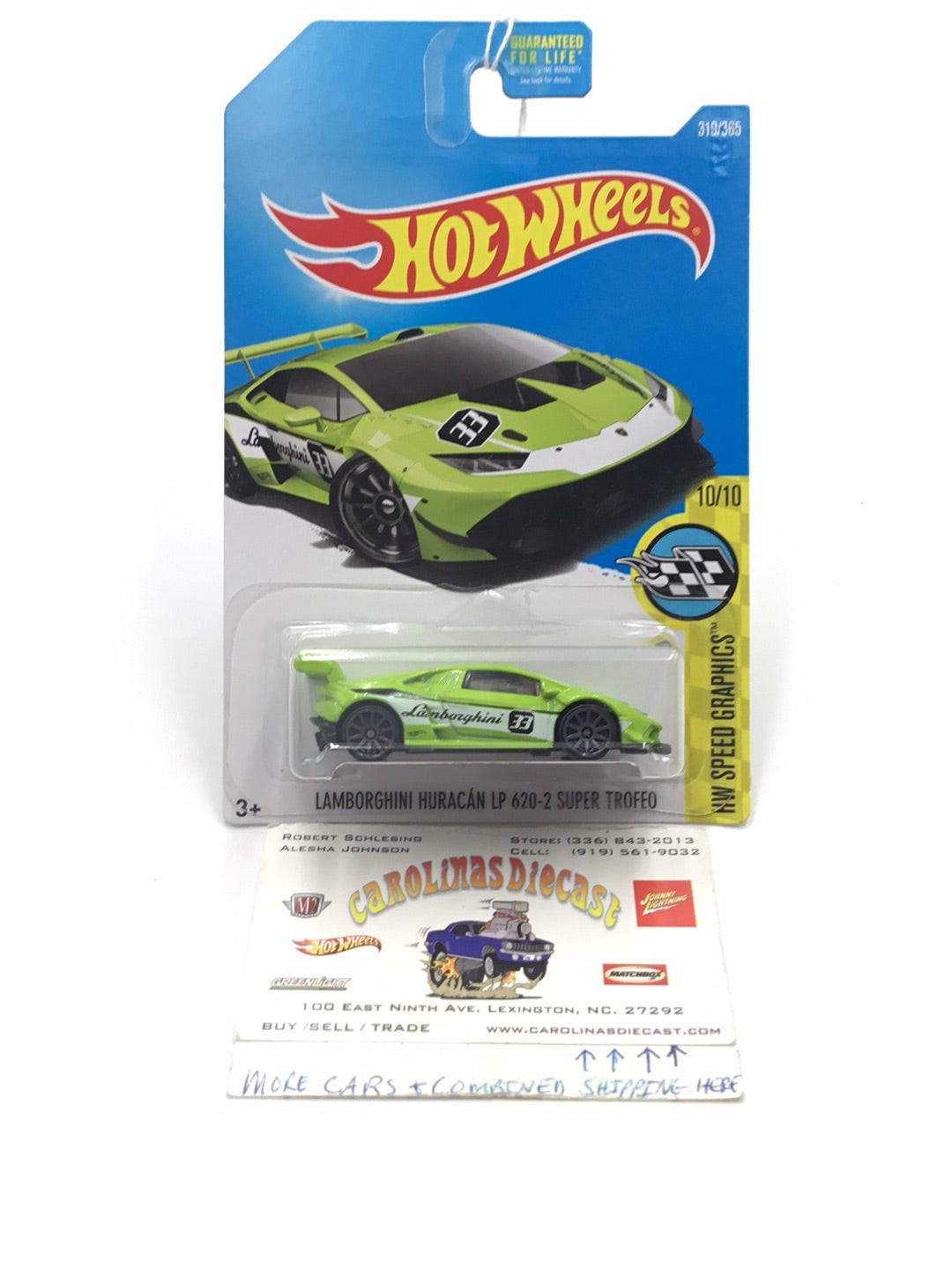 2017 hot wheels #319 Lamborghini Huracan LP 620-2 Super Trofeo PP1