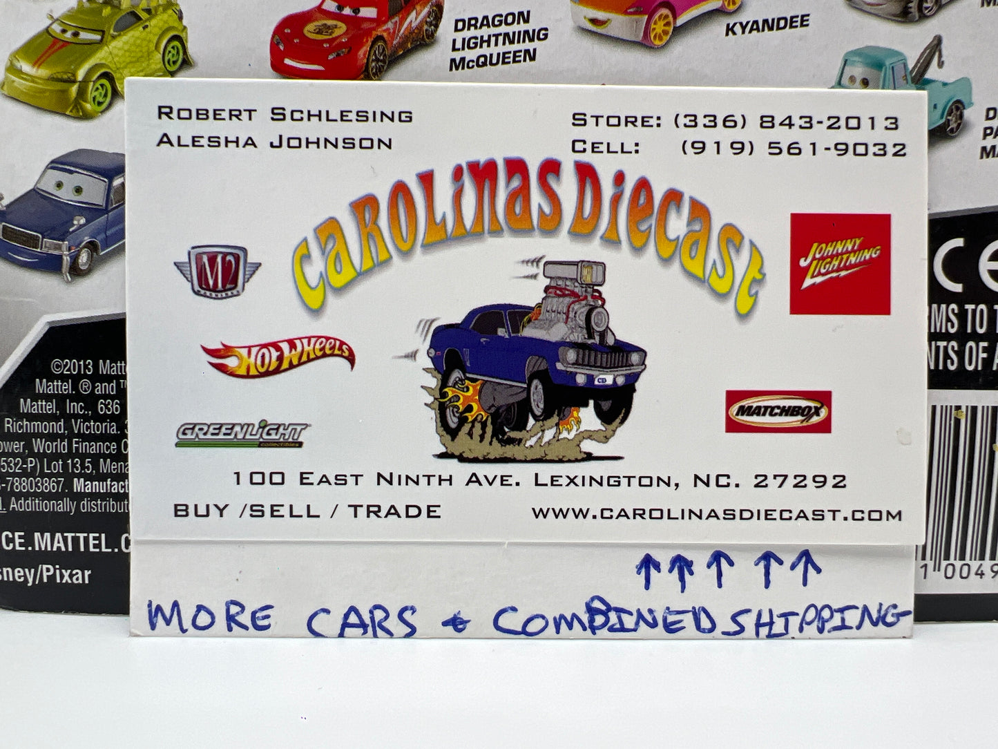 Disney Pixar Cars Tokyo Mater Dragon Lightning McQueen Red HTF