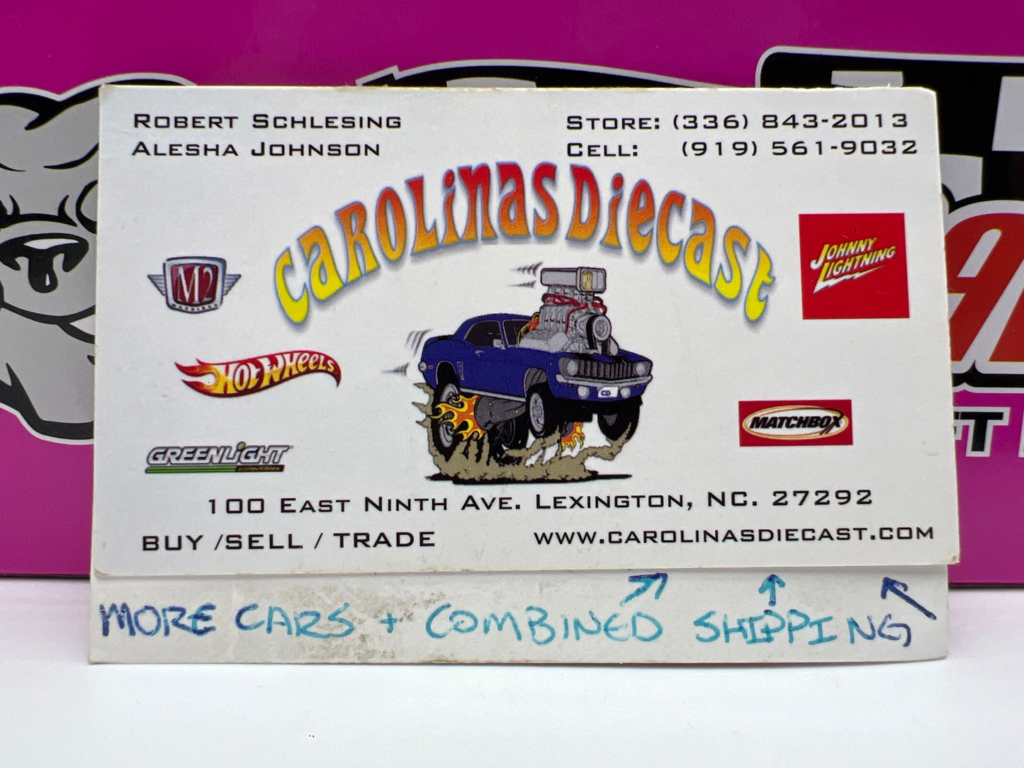 M2 Machines Auto Haulers Speed Dawg CHASE 1966 Dodge L600 COE & 1971 Dodge Challenger Funny Car Pink R86