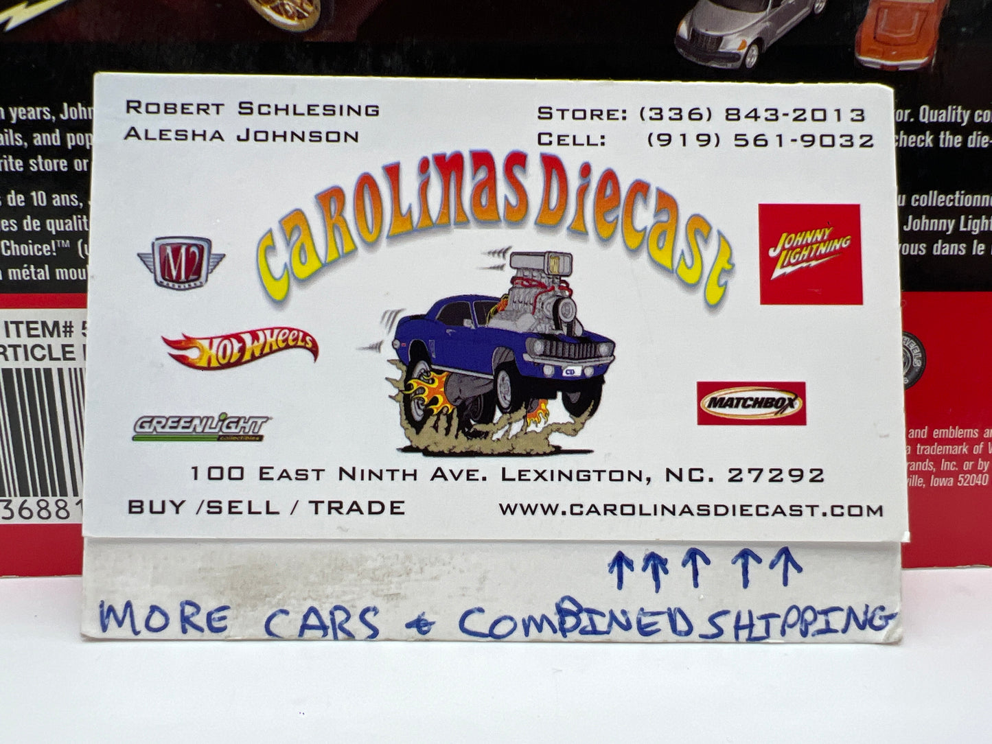 Johnny Lightning White Lightning Chase Chevy Thunder #29 1965 Chevy Impala Blue