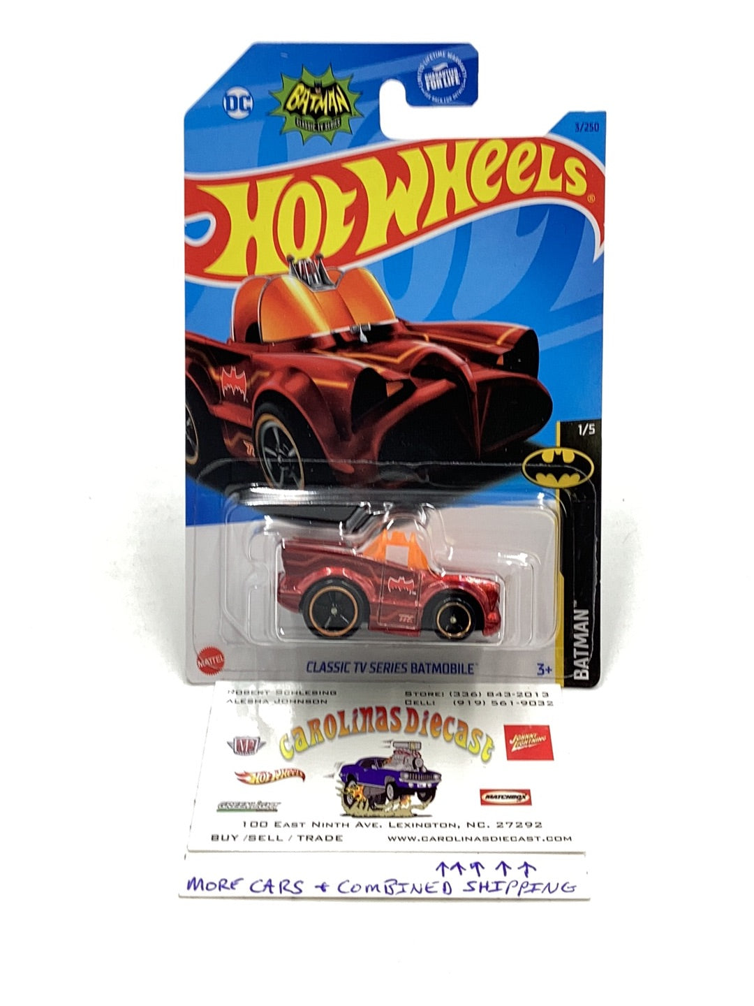 Batmobile super treasure hunt 2023 hot wheels classic hotsell TV series